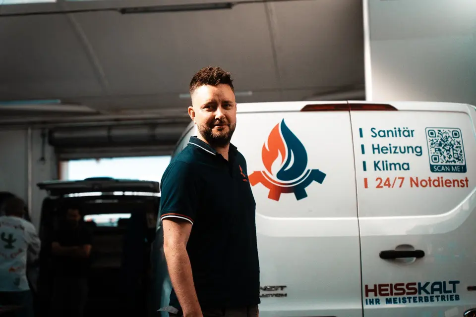 HEISSKALT Servicetransporter mit Sanitär, Heizung, Klima und 24/7 Notdienst
